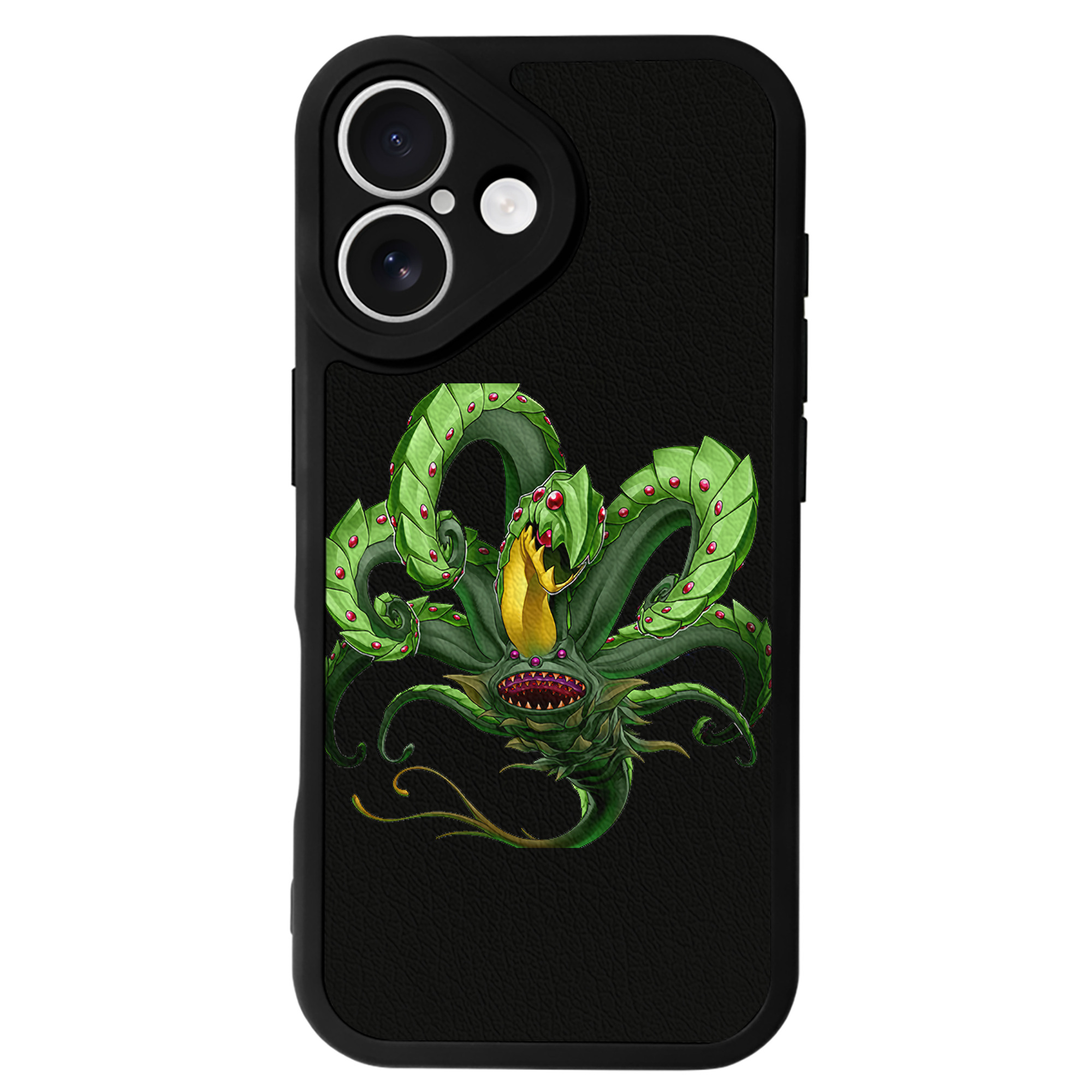 （画像用） 遊☆戯☆王 Yu-Gi-Oh! 【iPhone 16シリーズ対応】シリコンスマホケース（レザー調） 材質：シリコン